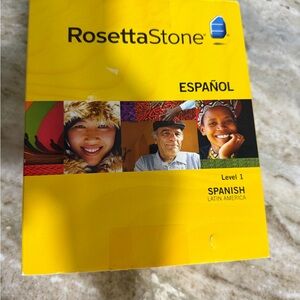 Rosetta Stone Language Learning Software - Bright Yellow Box